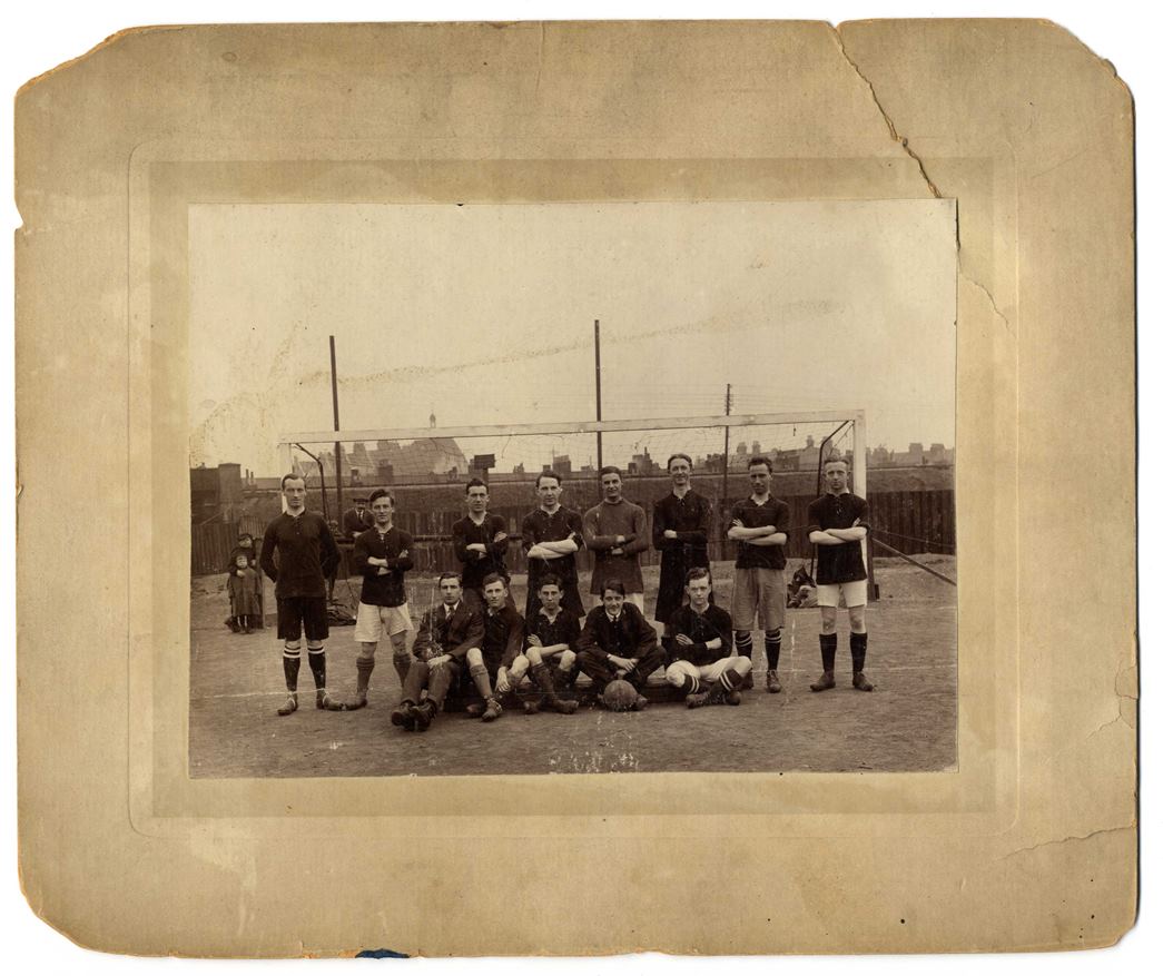 Members of the PLA Stores Department who were part of a football club, c.1909–25. (ID no.: PLA/PLA/STO/2/2)
