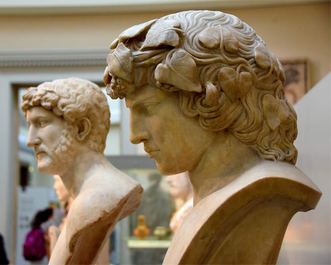 Roman Emperor Hadrian and his lover Antinous.